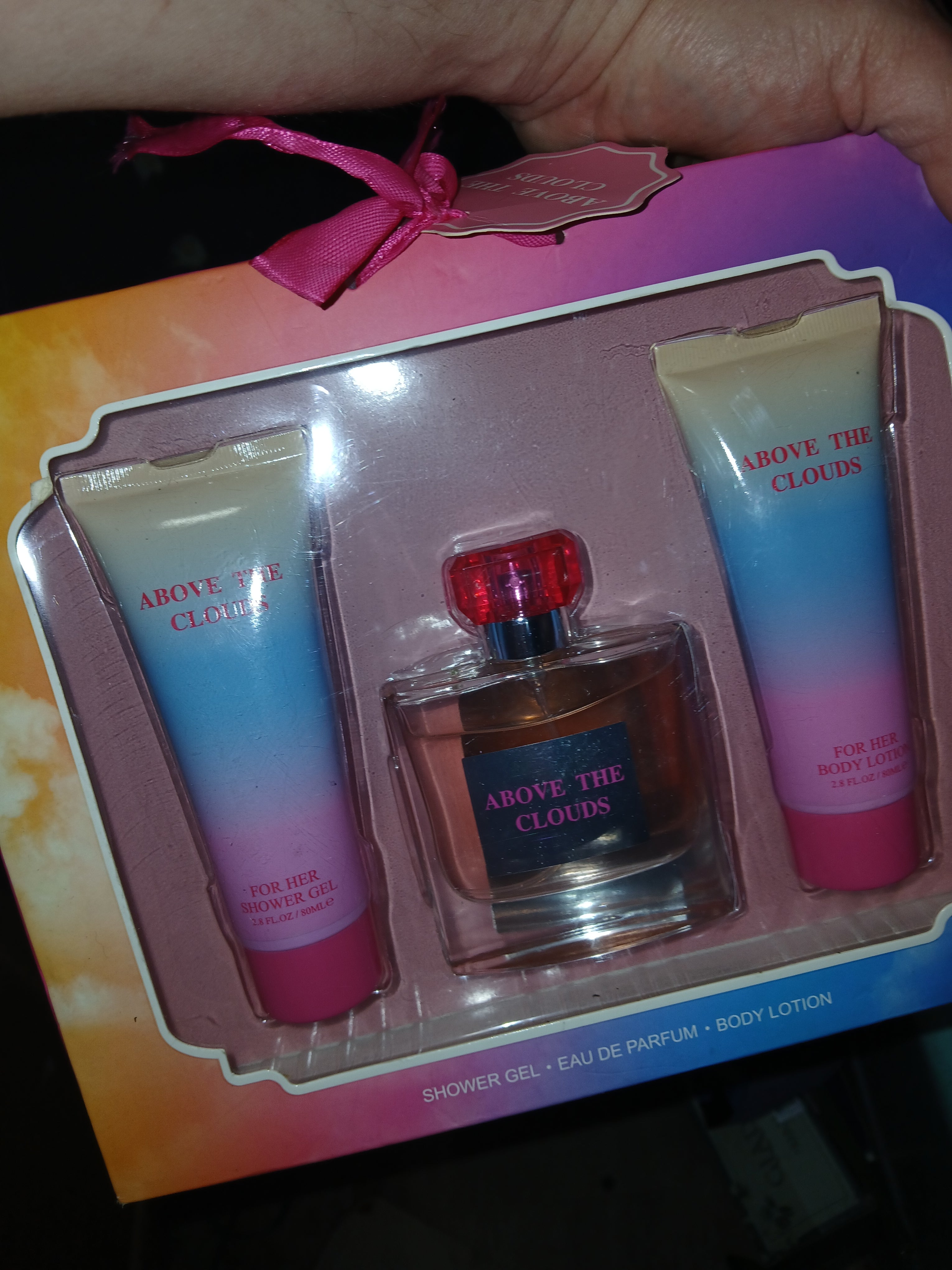 Above the clouds perfume set