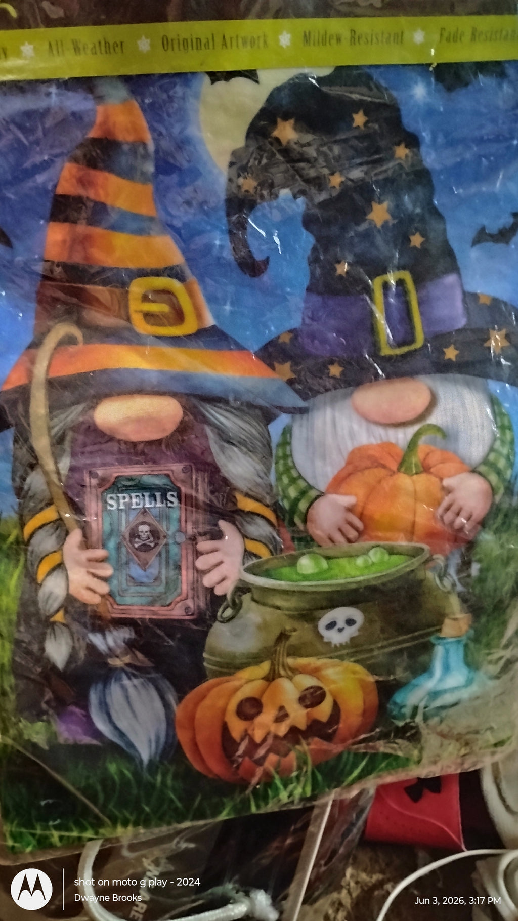 Gnome garden flag
