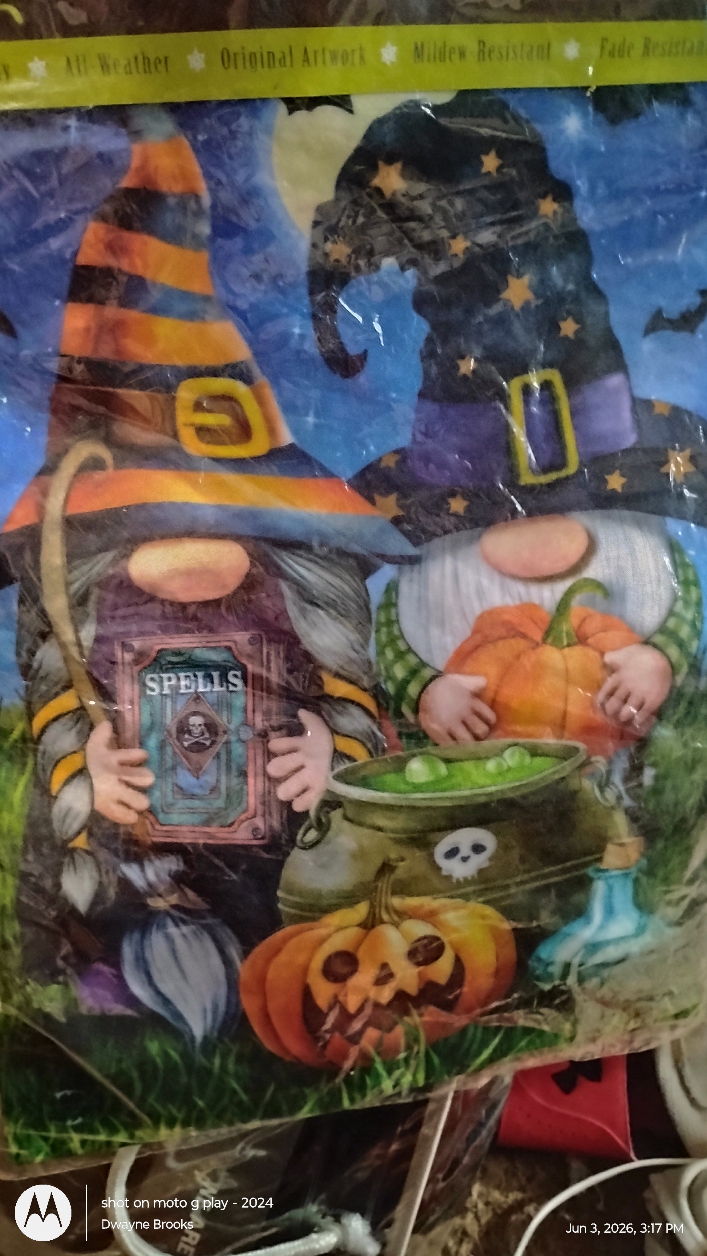 Gnome garden flag