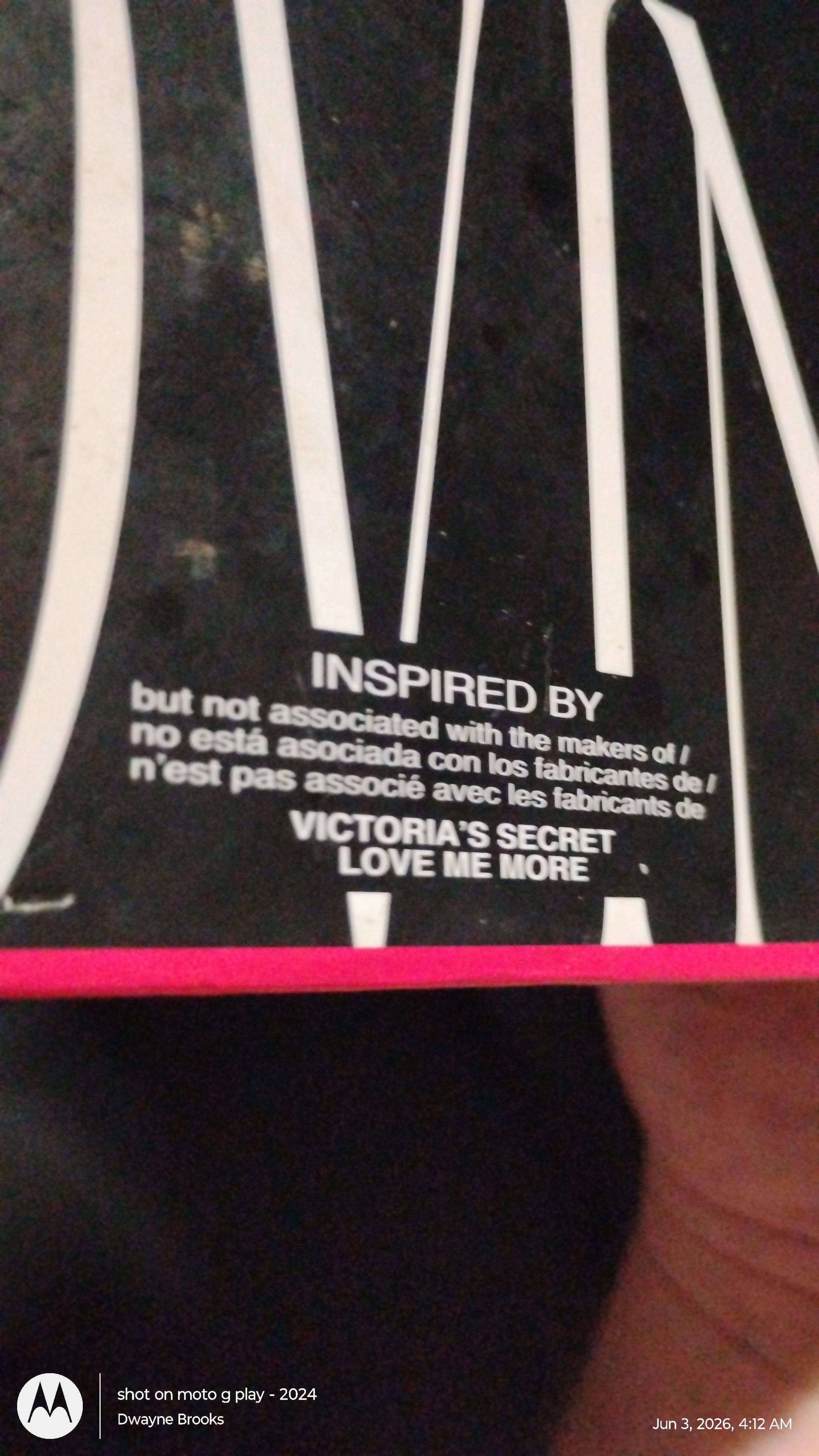 Loving you 3pc perfume set inspired by Victoria secret