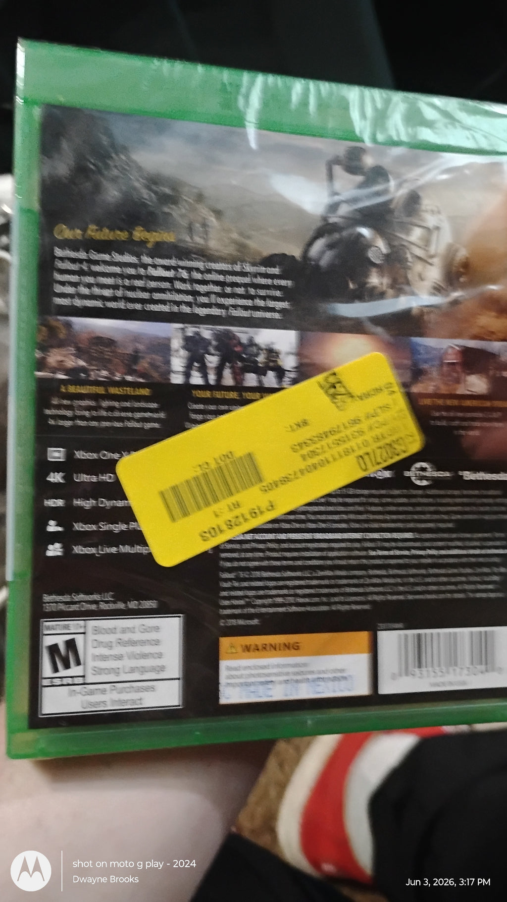 Fallout 64 brand new Xbox one game